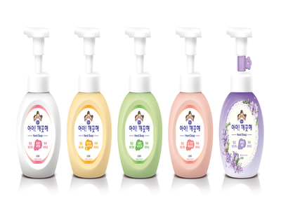 [사진] ‘아이 깨끗해 항균 폼 핸드솝’ 리뉴얼 용기 이미지.jpg