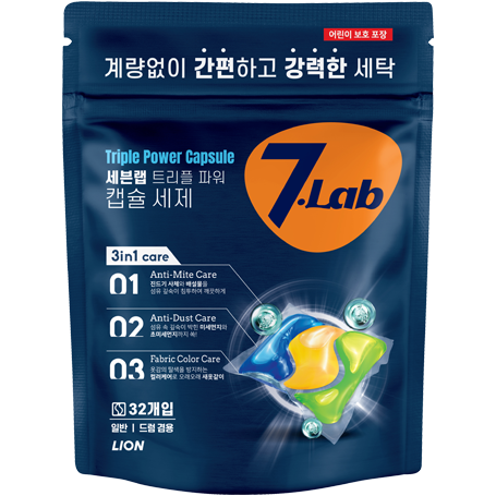 세븐랩 트리플 파워 캡슐 세제