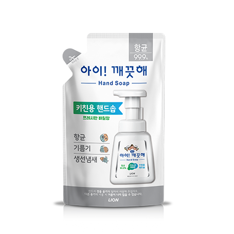 아이! 깨끗해 항균 폼 핸드솝 키친