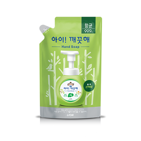 아이! 깨끗해 항균 폼 핸드솝 숲속산책향
