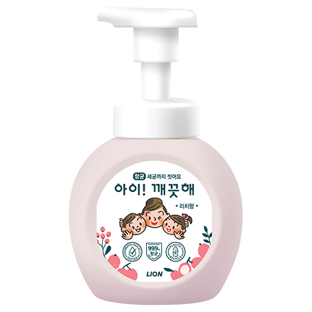 아이! 깨끗해 항균 폼 핸드솝 리치향